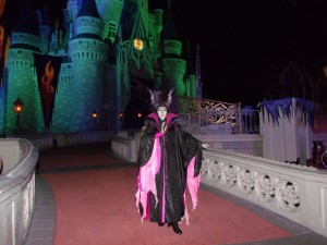 Maleficent at Mickey's Not So Scary Halloween Party