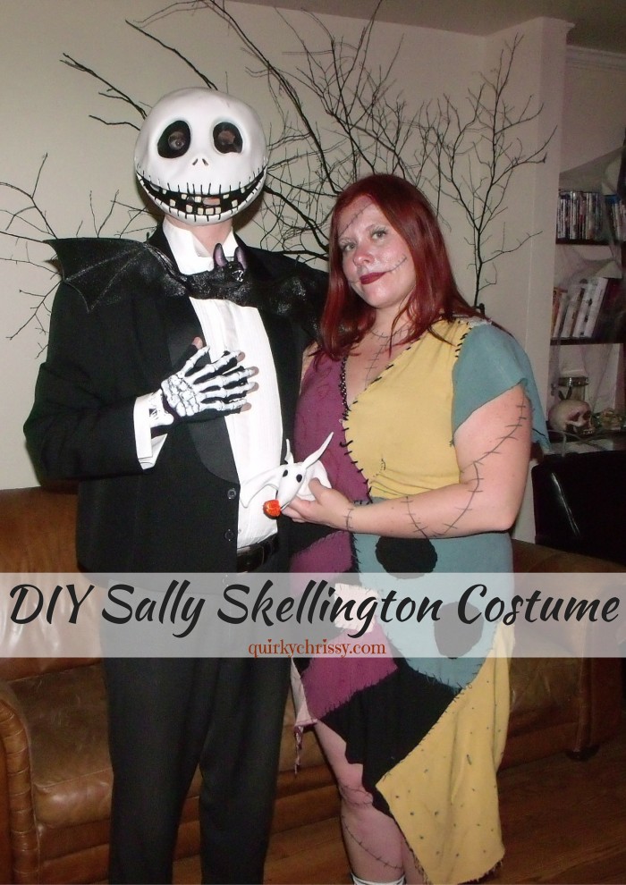 When I couldn't find a costume I liked, I made my own DIY Sally Skellington Costume and my boyfriend made part of his Jack Skellington Costume