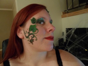 Poison Ivy Makeup