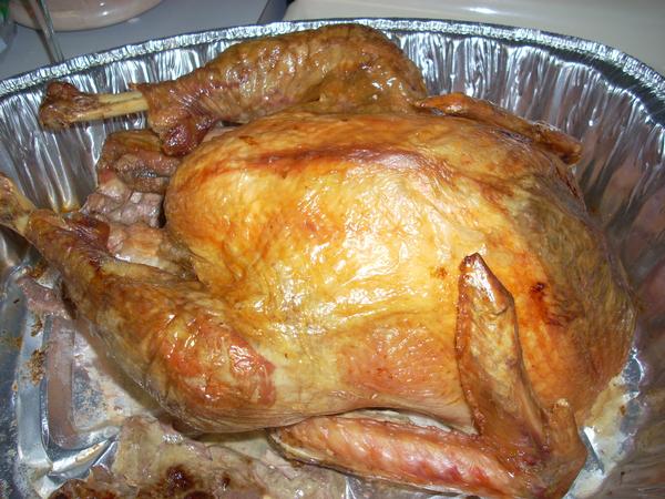 First Turkey I cooked Second Thanksgiving