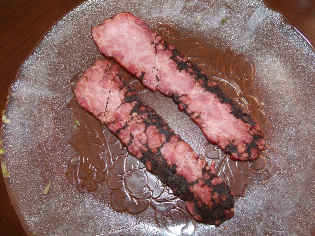 Microwaved turkey bacon