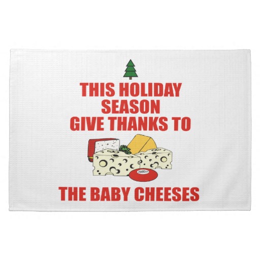 Holiday Cheese Dish Towel
