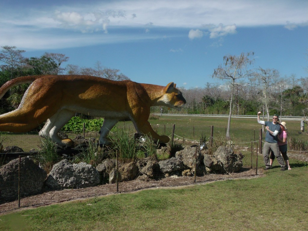 Wild animals at skunk ape research facility