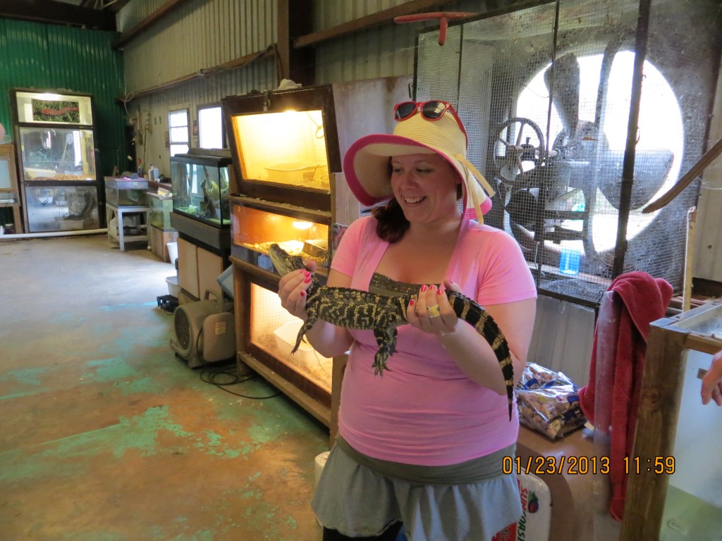 Wild animals at skunk ape research facility