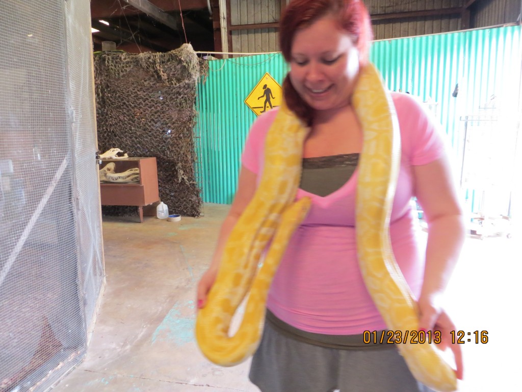 Wild animals at skunk ape research facility