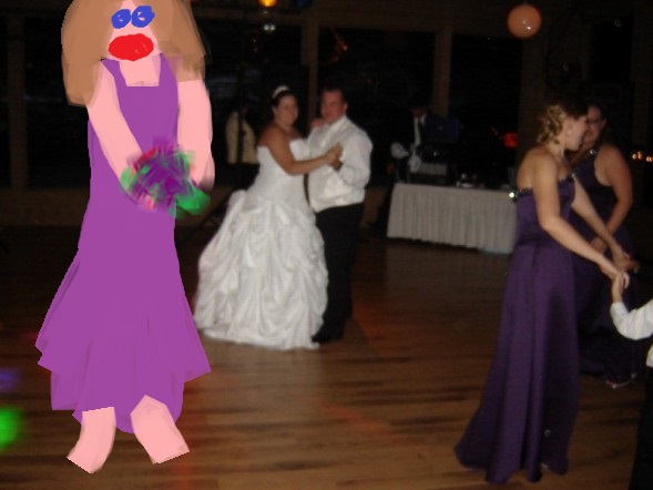 Bouquet toss drama