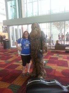 Chrissy and Chewbacca