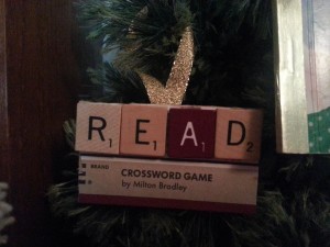 Read Scrabble Ornament