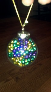 Mardi Gras Beads Ornament
