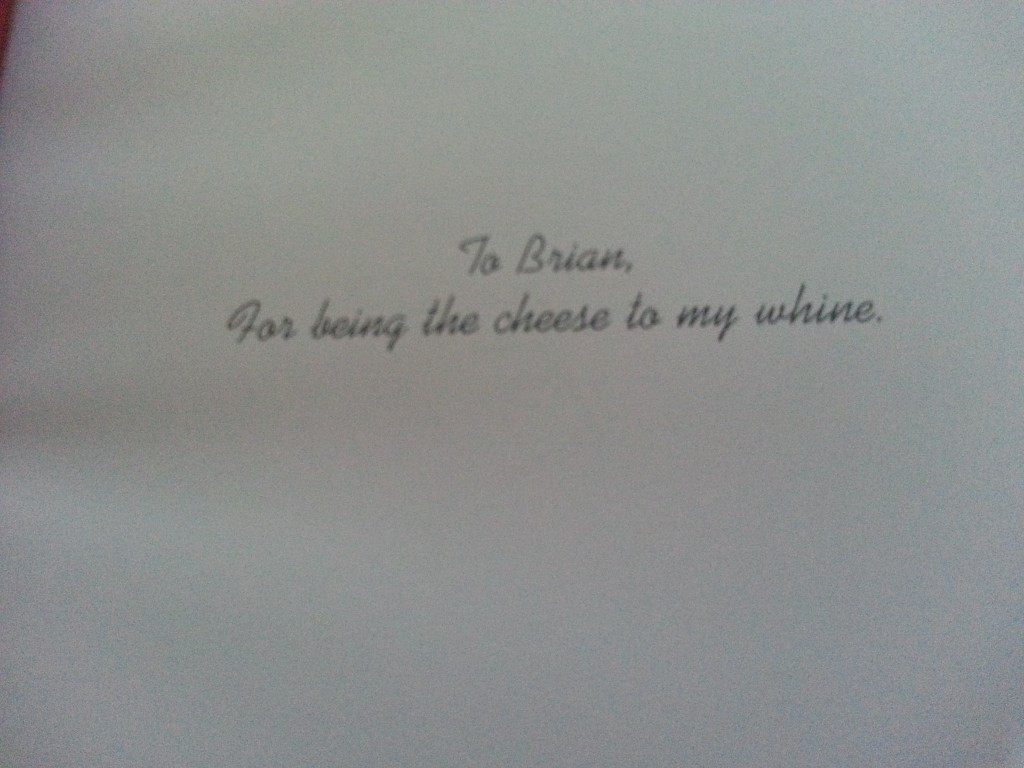 Heartfelt Books dedication page