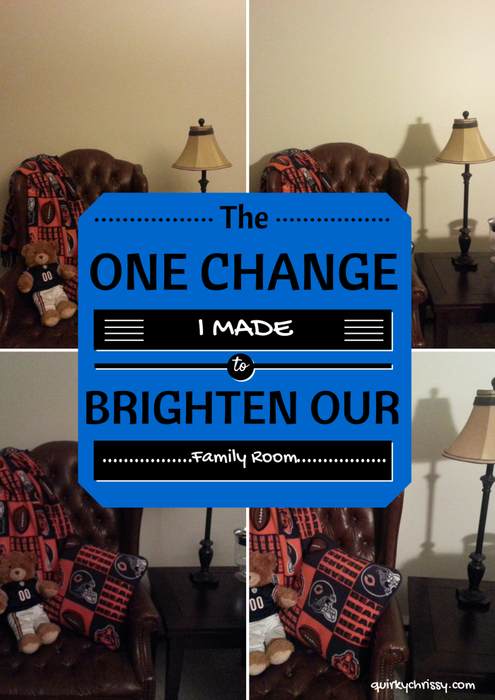 The One Change I Made to Brighten Our Family Room.