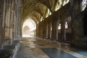 the famous Cloister in Gloucester Cathedral, England (United Kingdom)