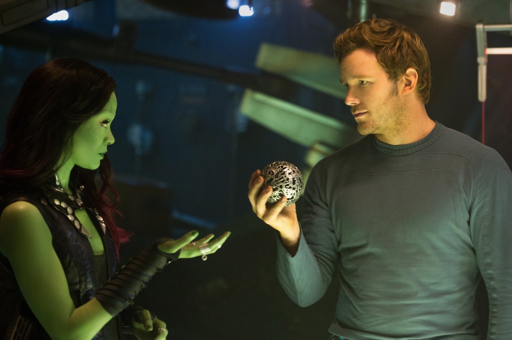 Starlord and Gamora