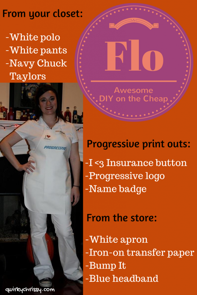 Flo Progressive Halloween Costume DIY