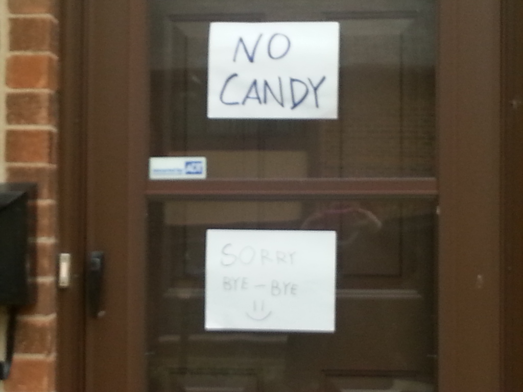 Sorry No Candy