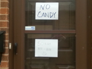 Sorry No Candy