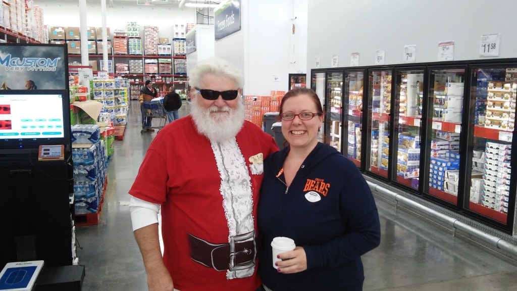 Santa Shops at Sam's Club