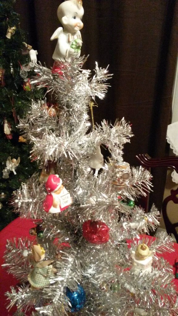 Martha Stewart Tree with Vintage Bone China Ornaments