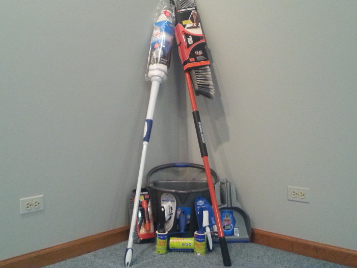 Cleaning supplies from Butler products
