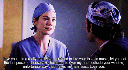 Grey's I love you