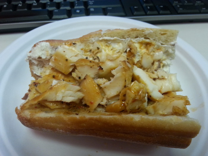 Spicy Tilapia and Truffle Goat Cheese Sub