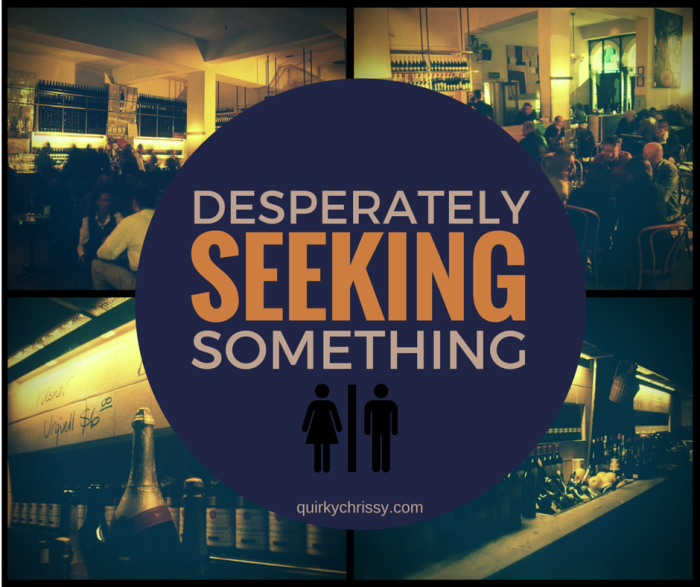 Desperately Seeking Something