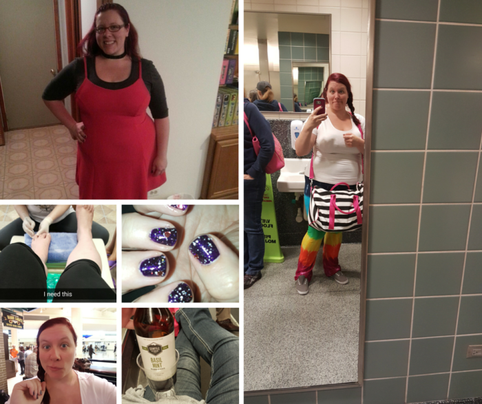 How to Prepare for a Blog Conference - get your wardrobe, feet, nails, beer and eats on.