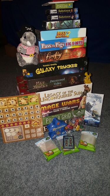 We picked up a few new games to add to our collection from GenCon this weekend.