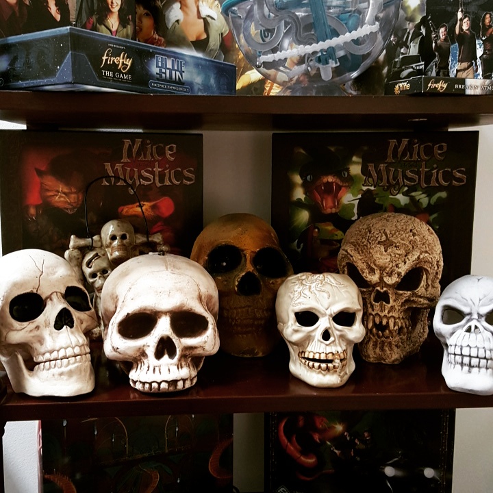my Halloween skull collection 