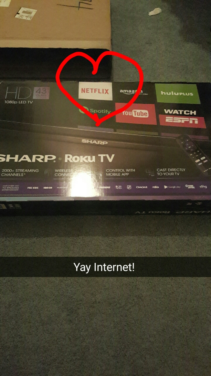 my parents got a new TV, so I thought I'd teach them about Netflix