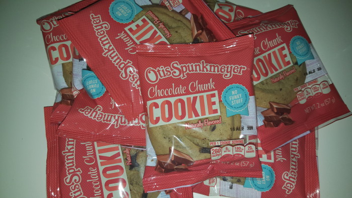 Otis Spunkmeyer cookies come individually wrapped with no funky stuff!