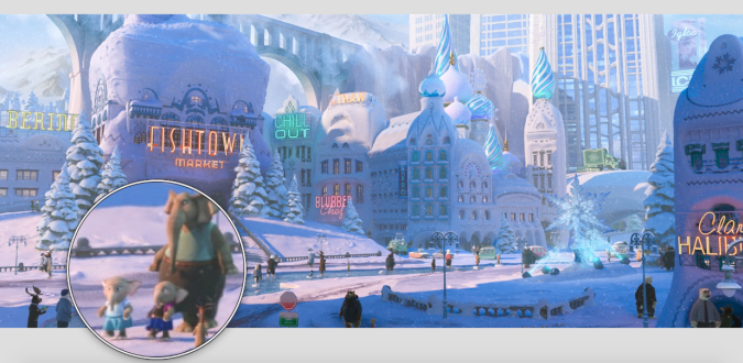 Zootopia Easter Egg Anna and Elsa Frozen