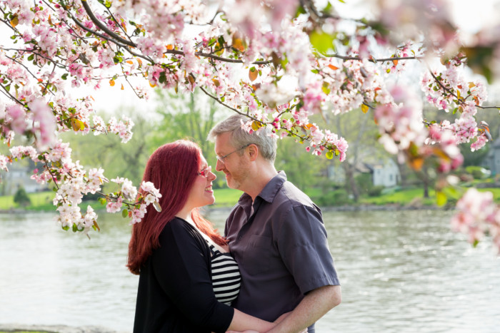 beautiful plus size engagement photos