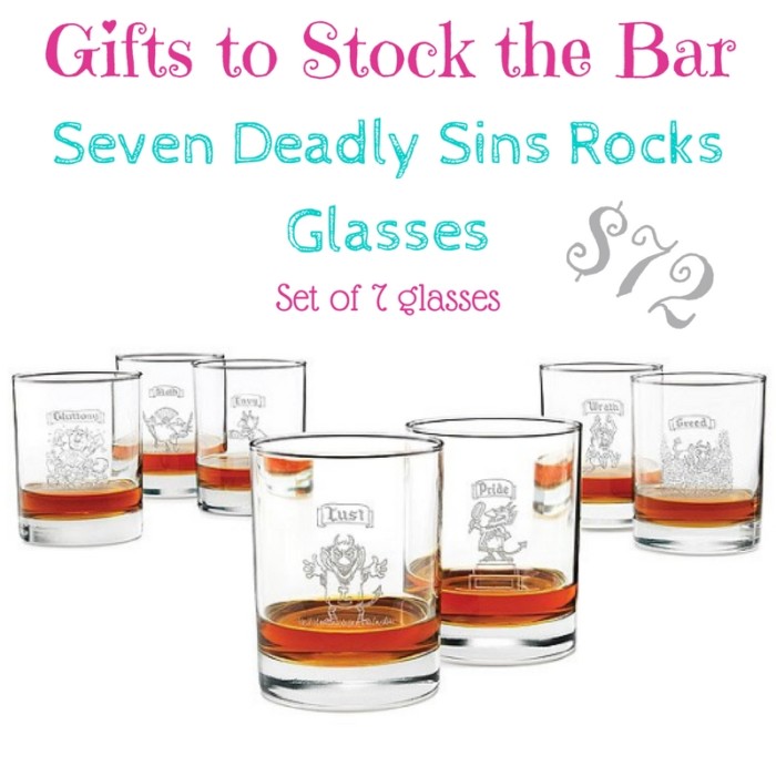 seven deadly sins glasses $72