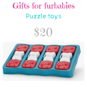 gifts for furbabies: puzzle toys $20