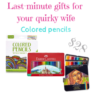 Last-minutes gifts for quirky wife_ colored pencils