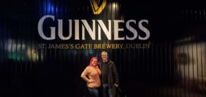 Chrissy and Brian at the Guinness Storehouse