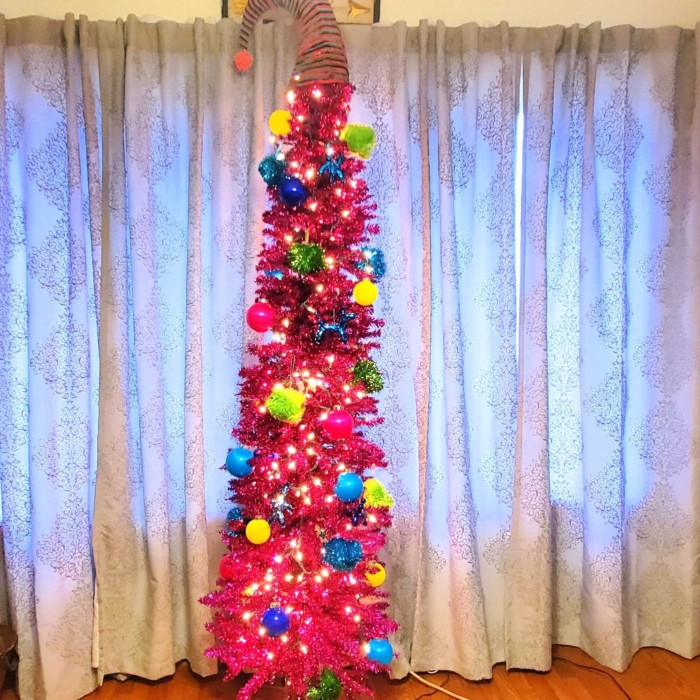 Pink Christmas tree