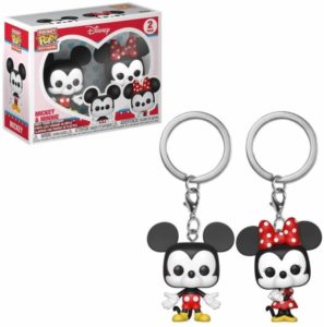 Funko Pop mickey and minnie key chain