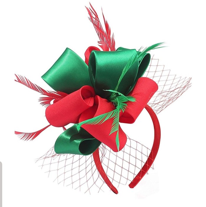 Christmas fascinator