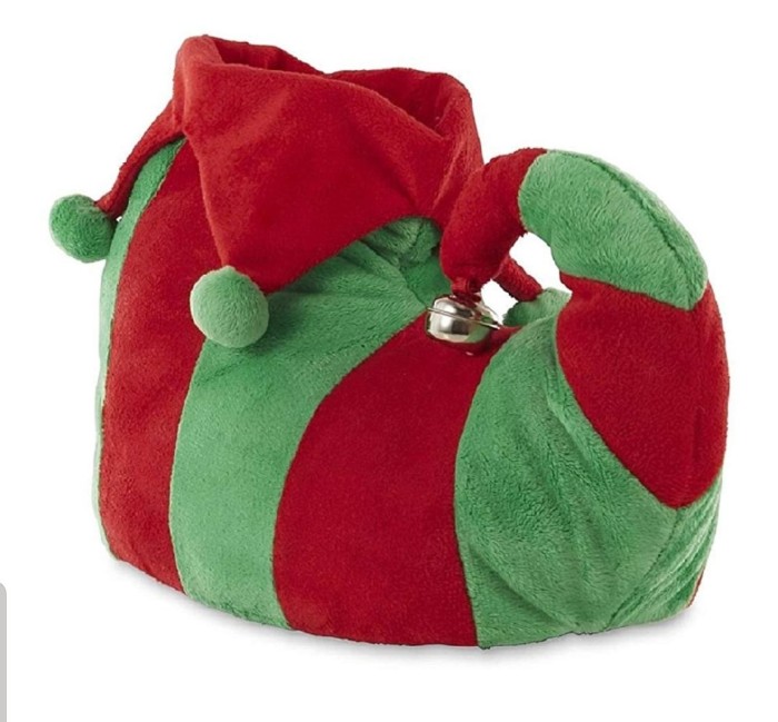 Christmas elf slippers